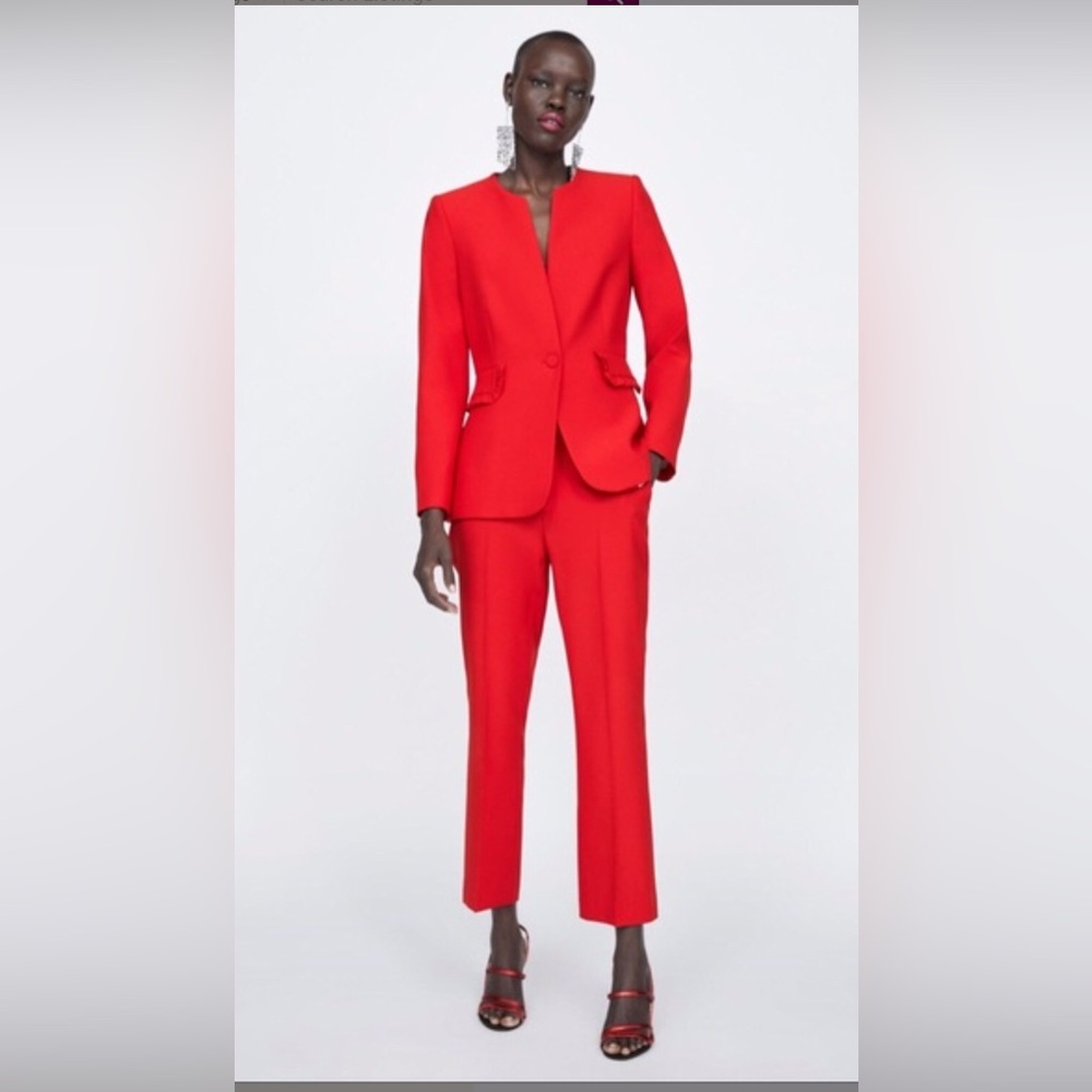 New Zara Red pant suit.
